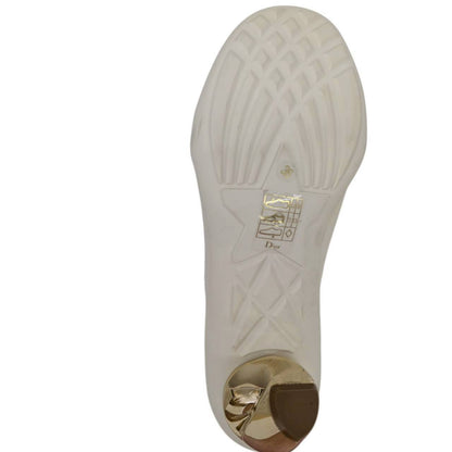 【RC2511-38】Christian Dior ソックスブーツ　白　36