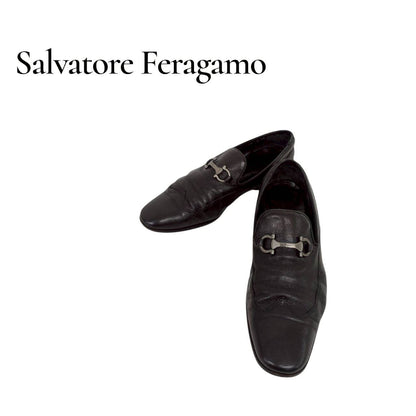【RC2511-69】SalvatoreFerragamo パンプス ブラック メンズ 8