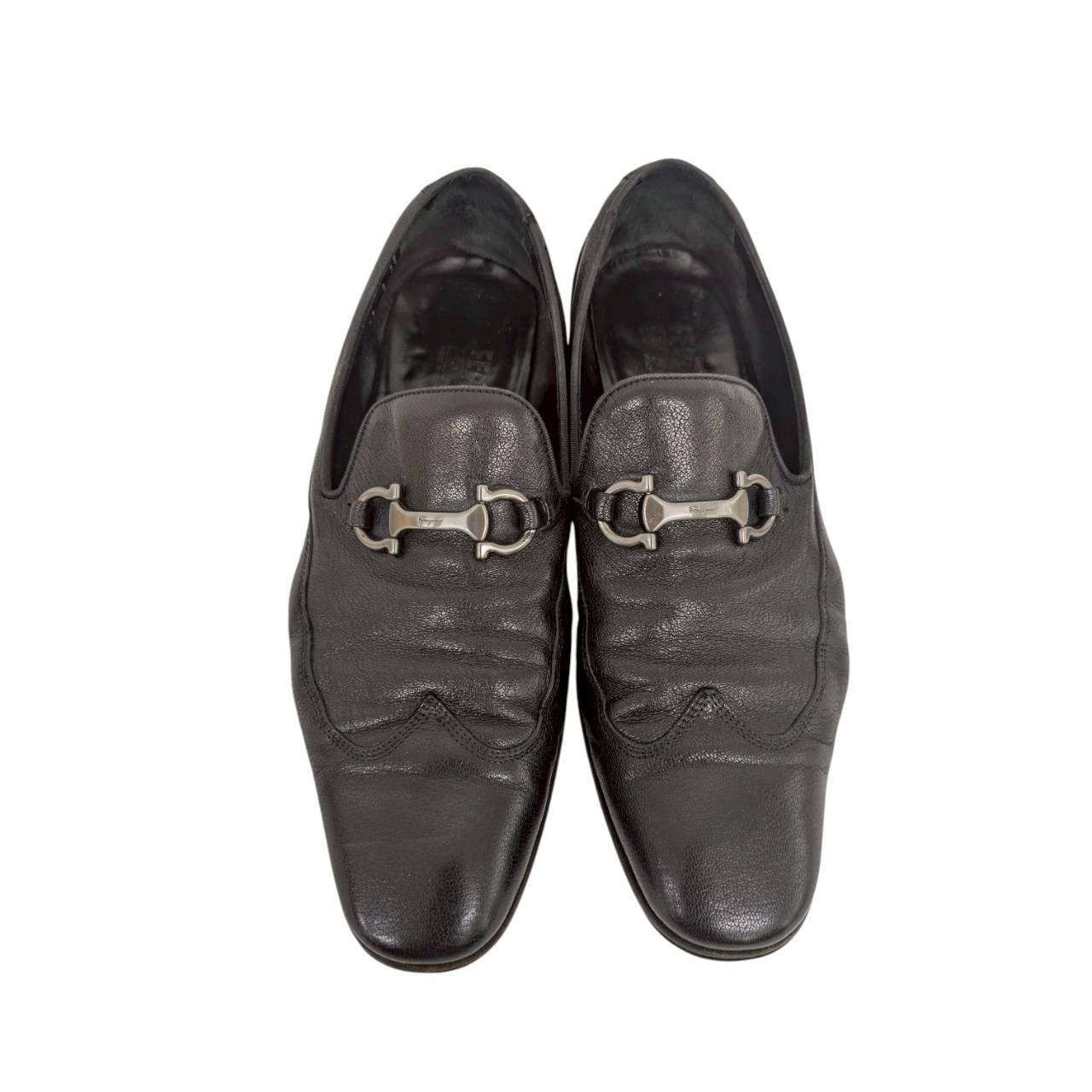 【RC2511-69】SalvatoreFerragamo パンプス ブラック メンズ 8