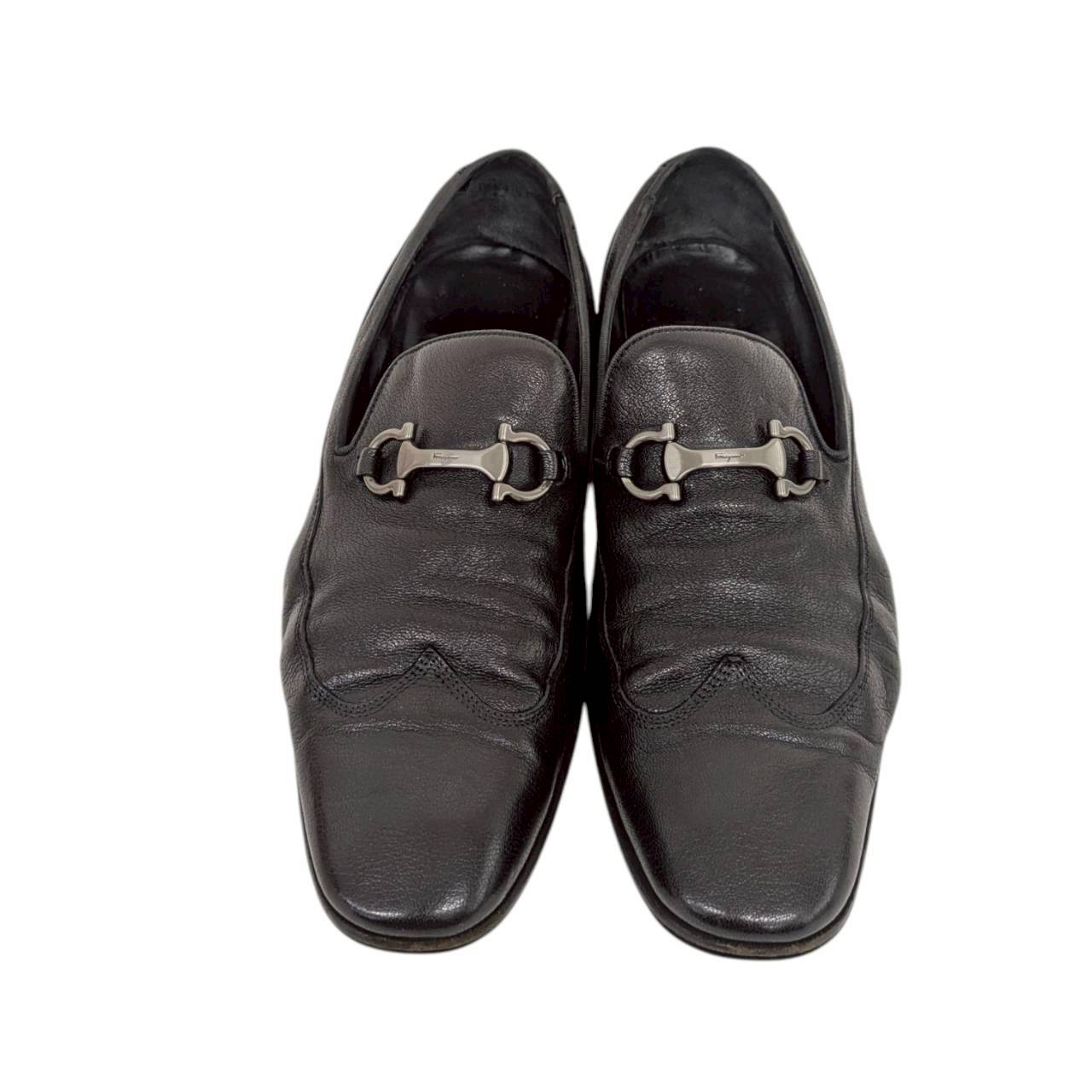 【RC2511-69】SalvatoreFerragamo パンプス ブラック メンズ 8