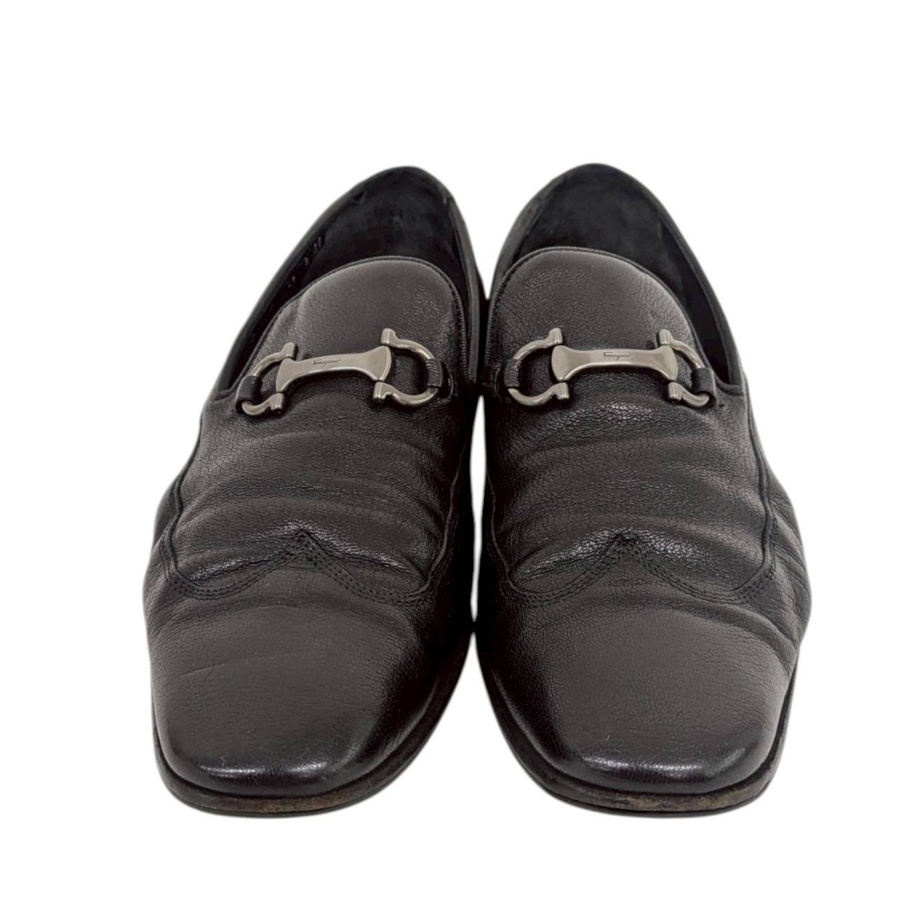 【RC2511-69】SalvatoreFerragamo パンプス ブラック メンズ 8