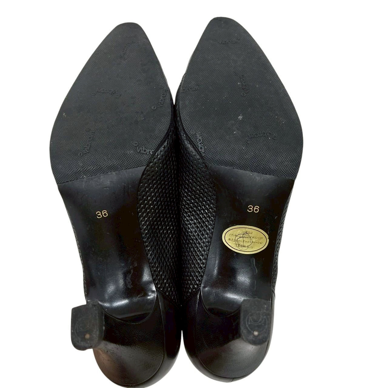 【RC2511-79】YVES SAN LAURENT パンプス　ブラック　36