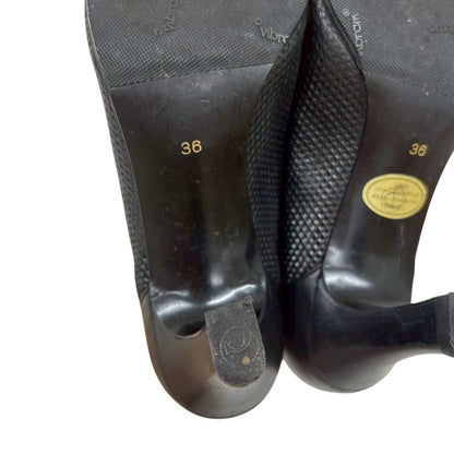 【RC2511-79】YVES SAN LAURENT パンプス　ブラック　36