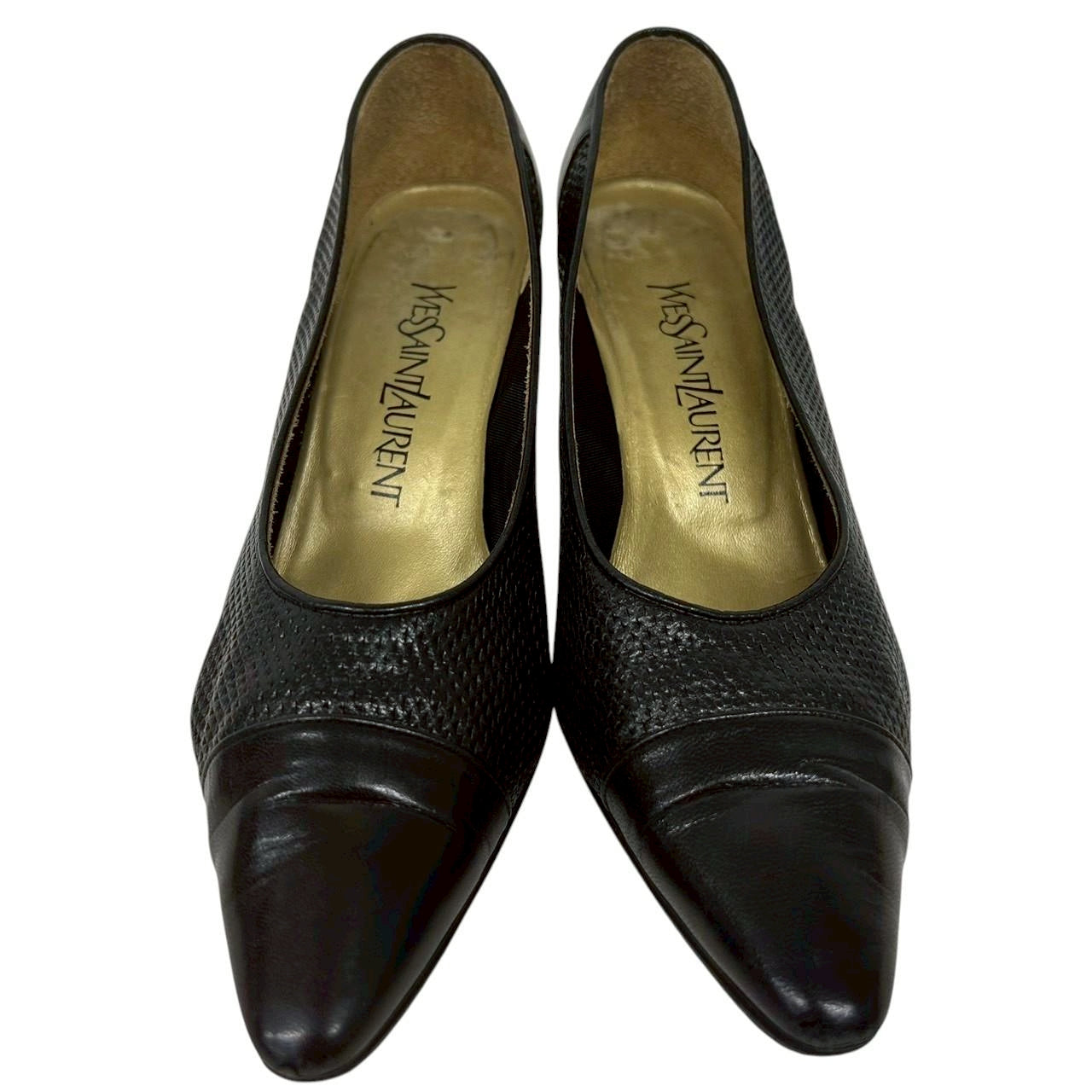 【RC2511-79】YVES SAN LAURENT パンプス　ブラック　36