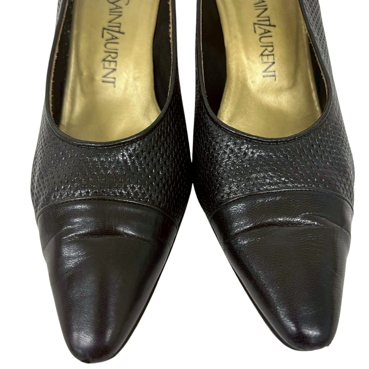 【RC2511-79】YVES SAN LAURENT パンプス　ブラック　36