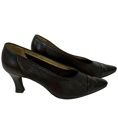 【RC2511-79】YVES SAN LAURENT パンプス　ブラック　36