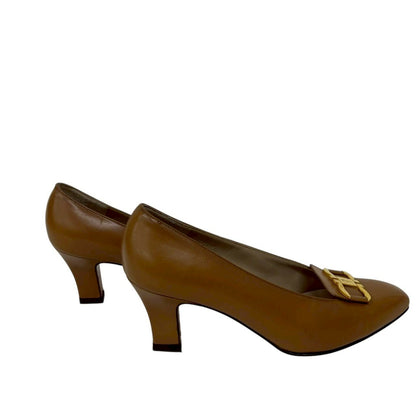 【RC2511-82】SalvatoreFerragamo パンプス 　ブラウン　5 1/2