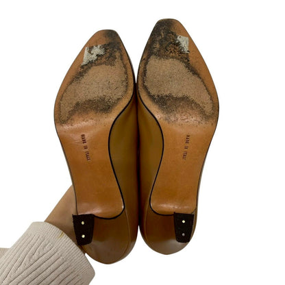 【RC2511-82】SalvatoreFerragamo パンプス 　ブラウン　5 1/2