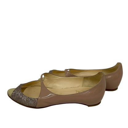 【RC2511-84】Chrisian Loubutan サンダル　ピンクラメ　36