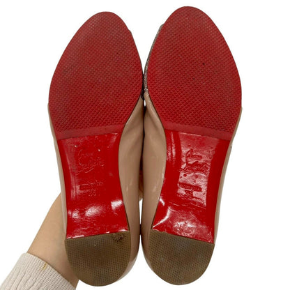 【RC2511-84】Chrisian Loubutan サンダル　ピンクラメ　36