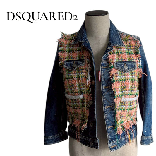 【RC2512-02】DSQUARED2 デニムジャケット　38