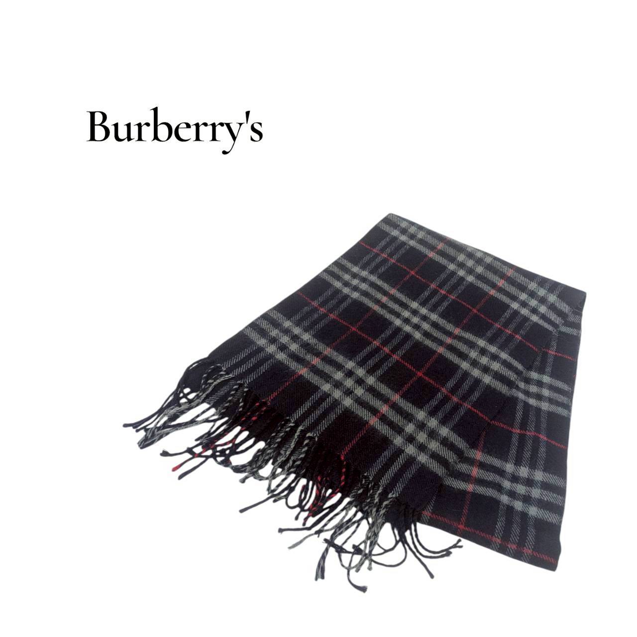 【RC2512-108】Burberrys マフラー ネイビー ウール