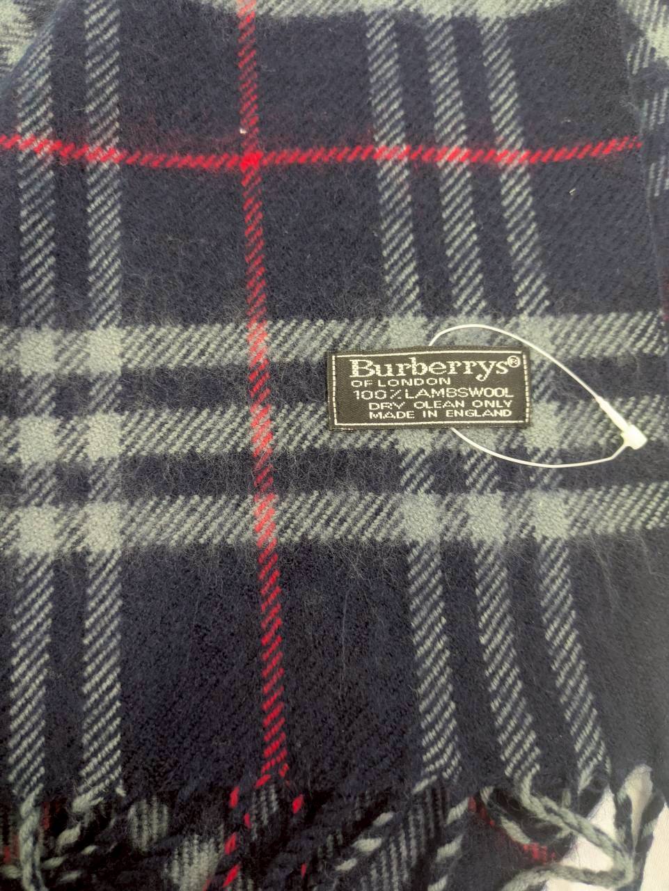 【RC2512-108】Burberrys マフラー ネイビー ウール