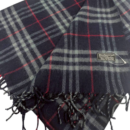 【RC2512-108】Burberrys マフラー ネイビー ウール