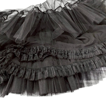 【RC2512-55】FOXEY チュールスカート ブラック 40