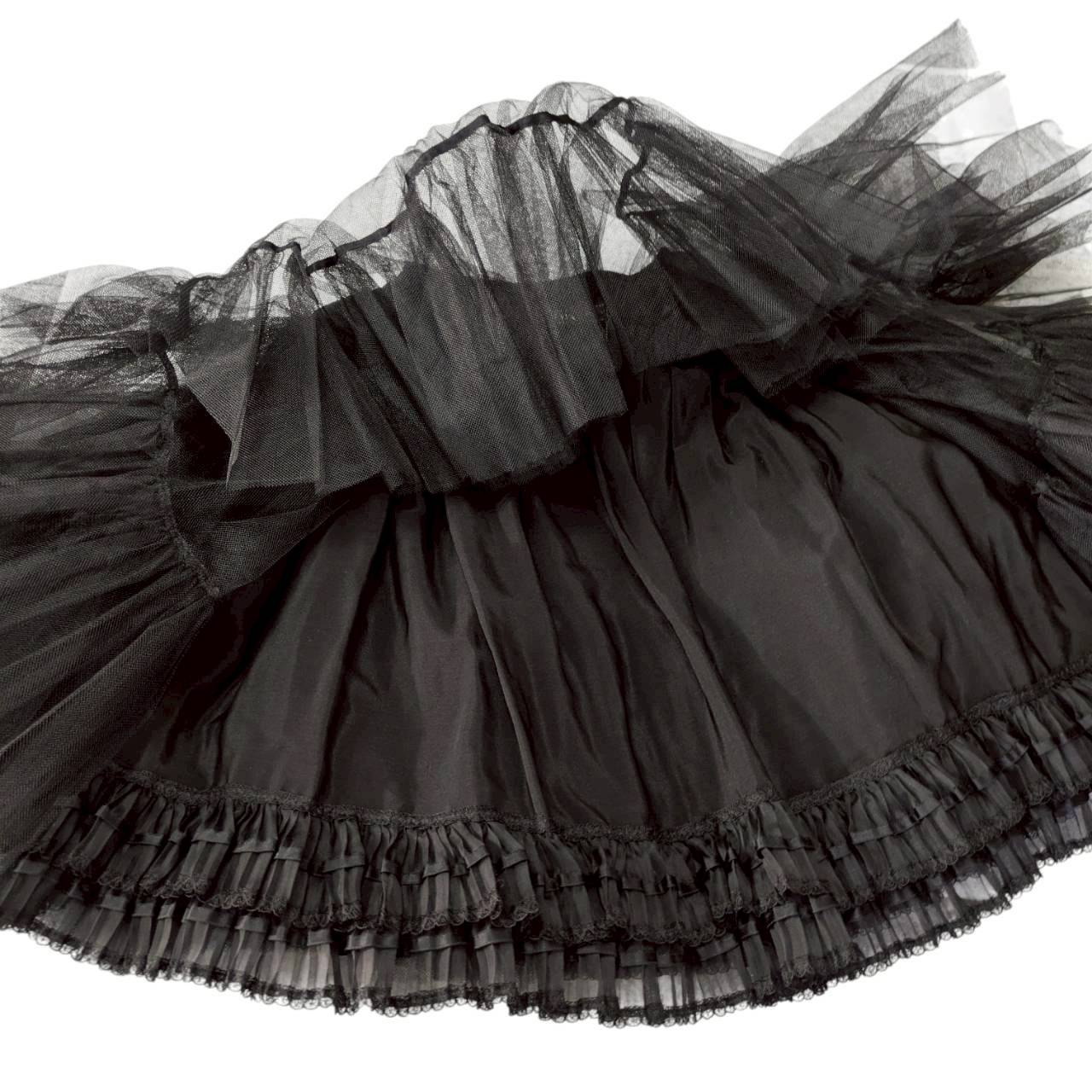 【RC2512-55】FOXEY チュールスカート ブラック 40