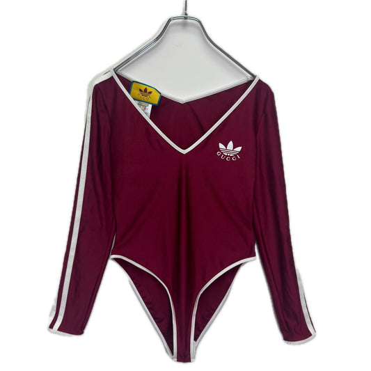 GUCCI（グッチ） adidas ボディスーツ レッド　S