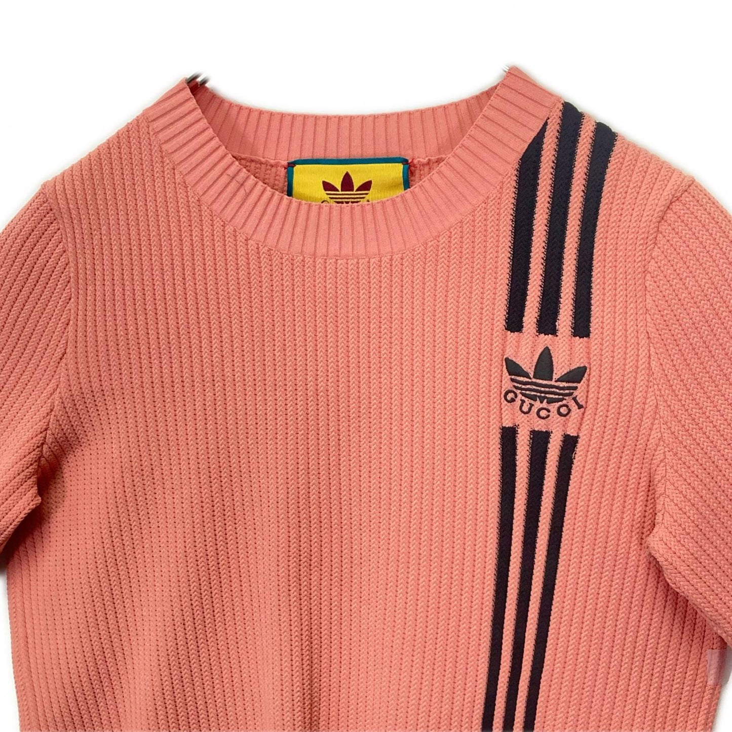 GUCCI グッチ　アディダス　コラボ　ニットシャツ　半袖ニット　トップス　S