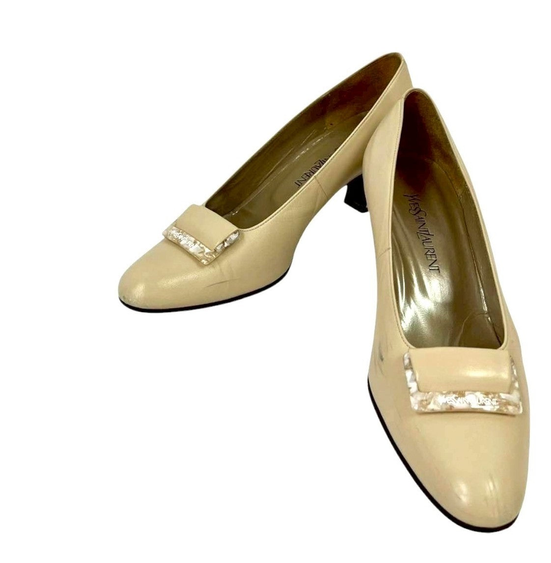 RC2601-213 Yves Saint Laurent パンプス ベージュ 36 1/2