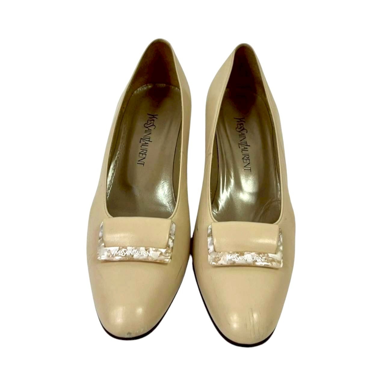 RC2601-213 Yves Saint Laurent パンプス ベージュ 36 1/2