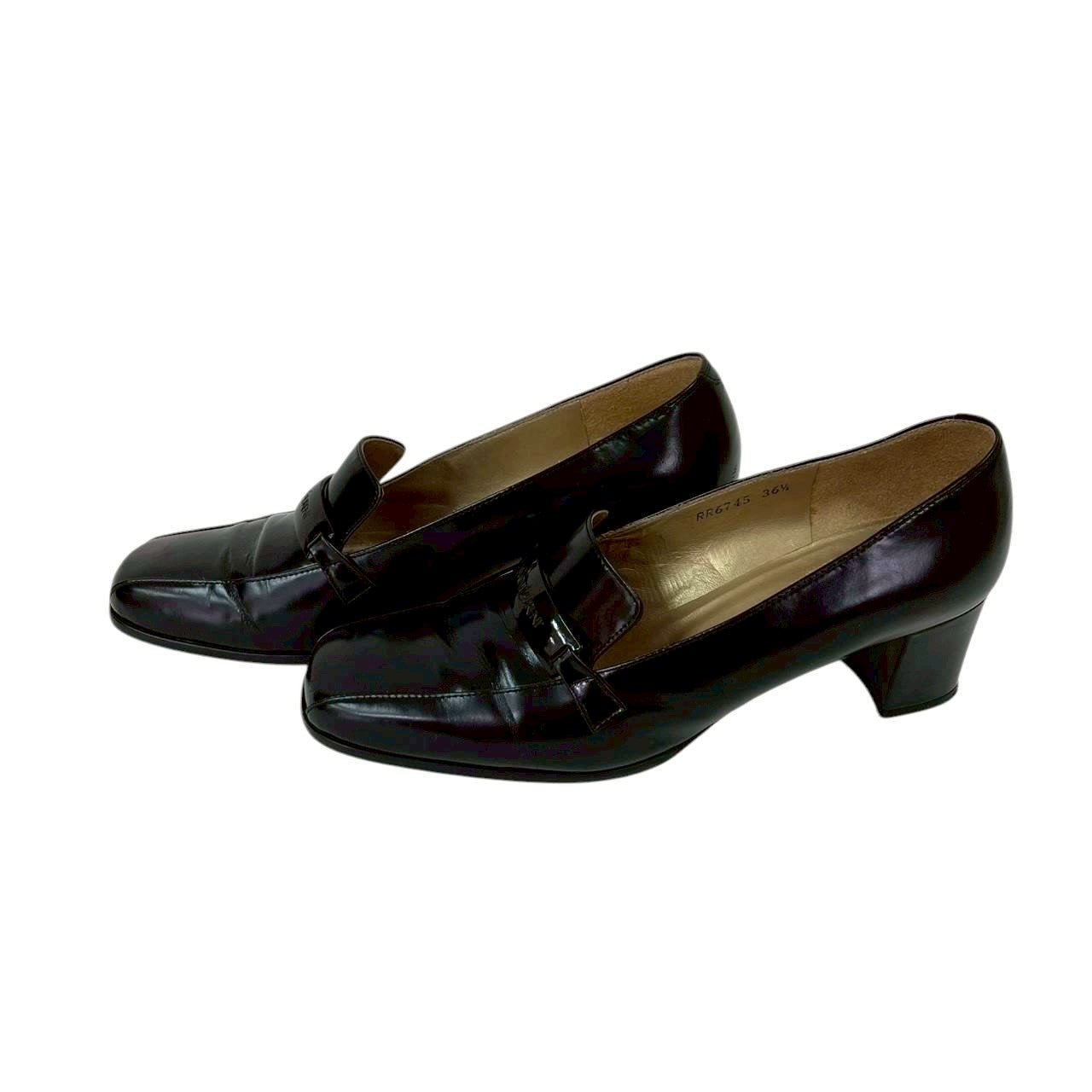 RC2601-214 Yves Saint Laurent ローファーパンプス ブラック 36 1/2