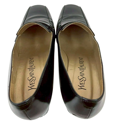 RC2601-214 Yves Saint Laurent ローファーパンプス ブラック 36 1/2