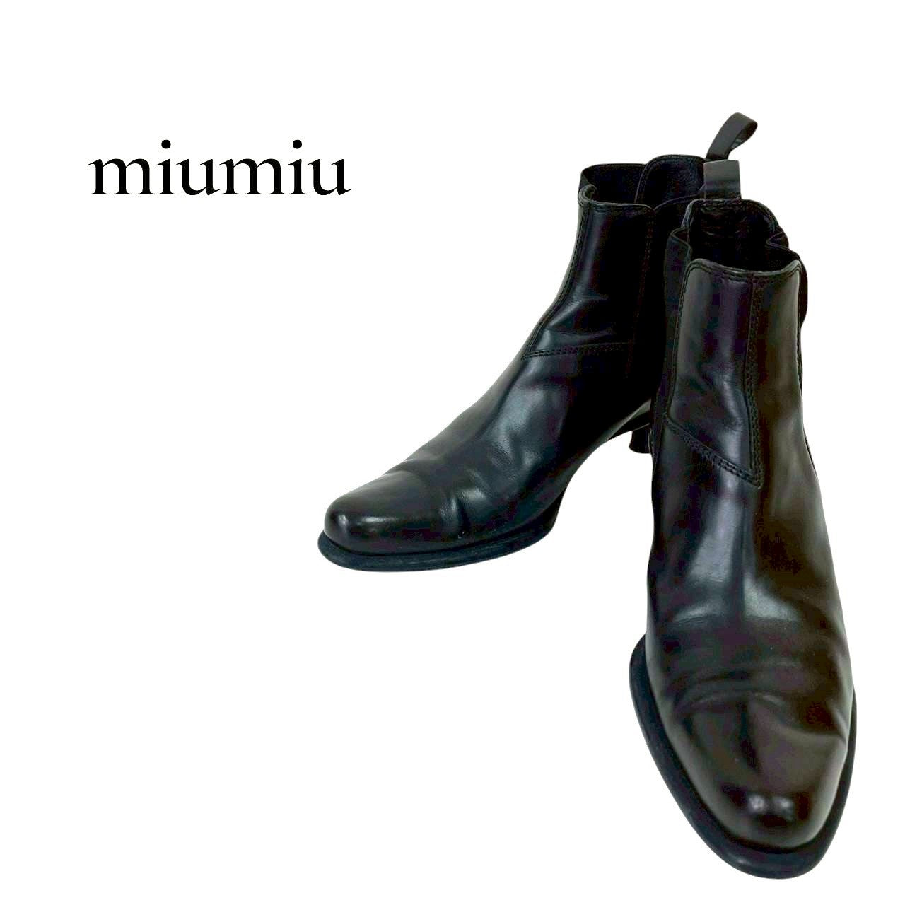 RC2601-217 miumiu ブーツ ブラック 37