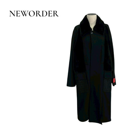 RC2601-407 NEWORDER コート ブラック メンズ