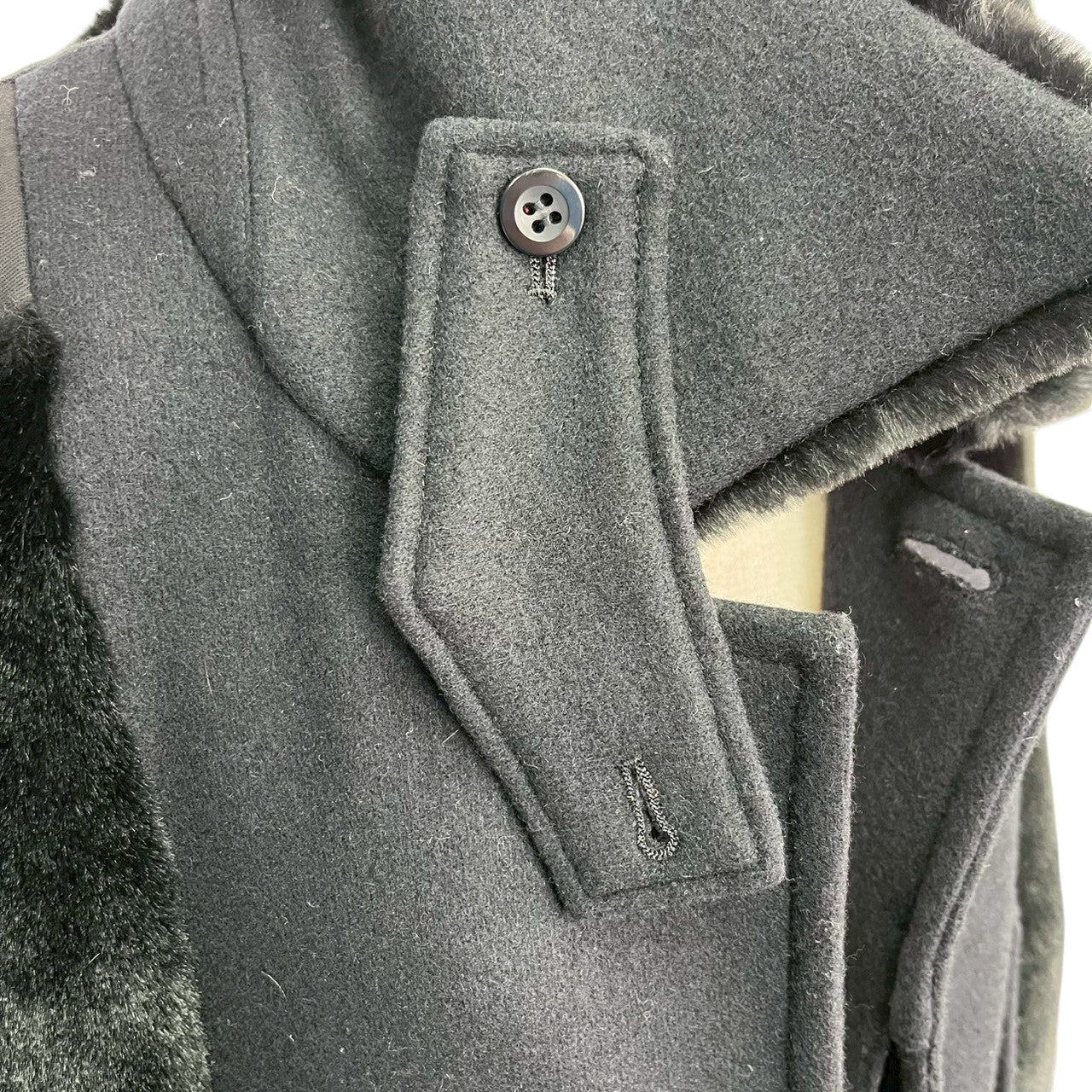 RC2601-407 NEWORDER コート ブラック メンズ