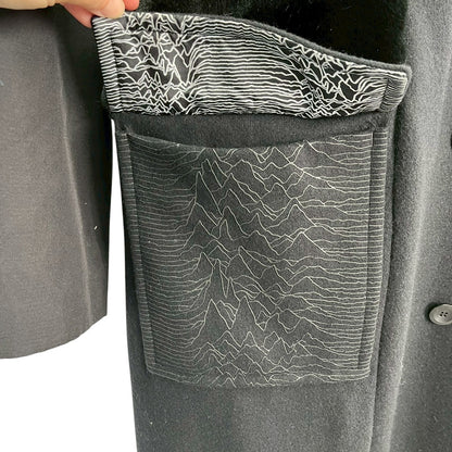 RC2601-407 NEWORDER コート ブラック メンズ