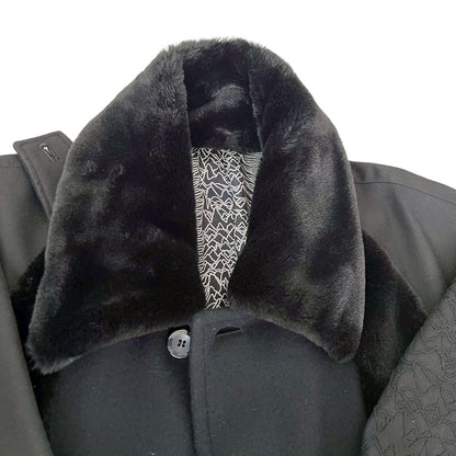 RC2601-407 NEWORDER コート ブラック メンズ