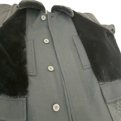 RC2601-407 NEWORDER コート ブラック メンズ