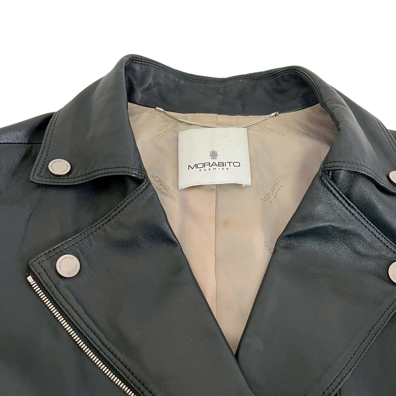 RC2601-409 MORABITO レザージャケット ブラック レディース
