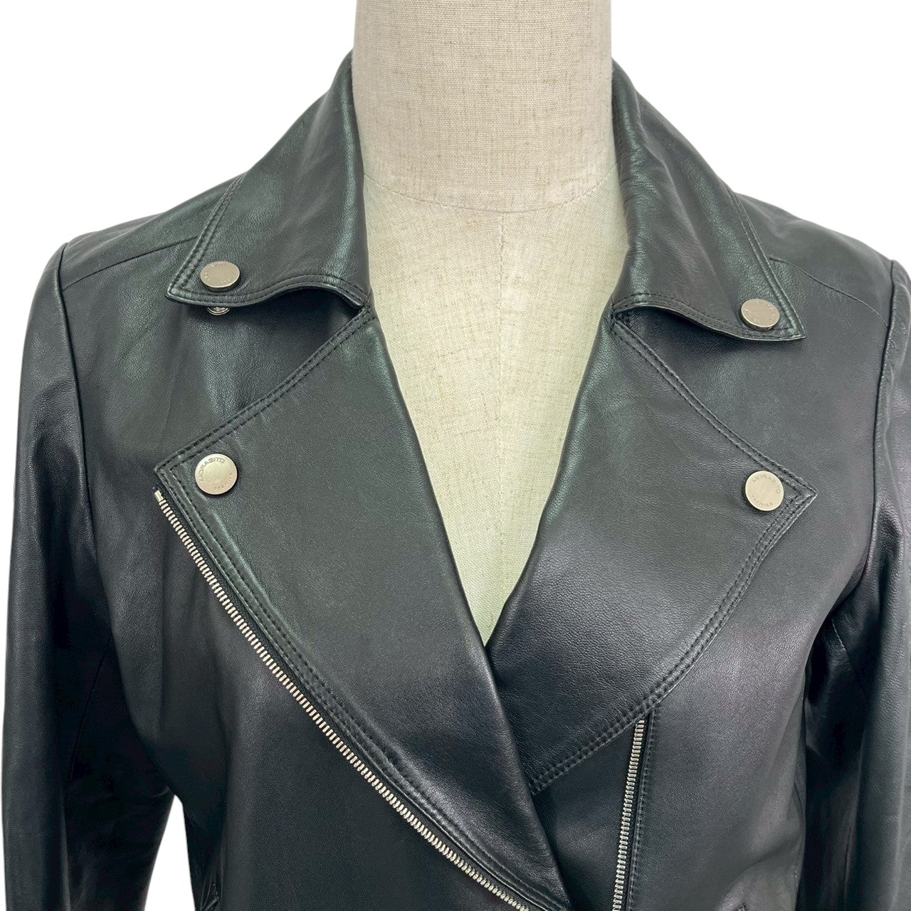 RC2601-409 MORABITO レザージャケット ブラック レディース