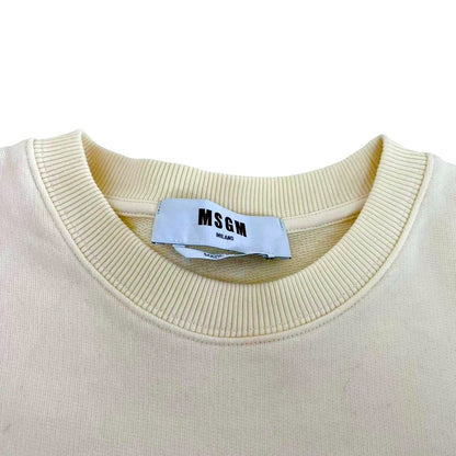 RC2601-610 MSGM トップス トレーナー イエロー L　レディース