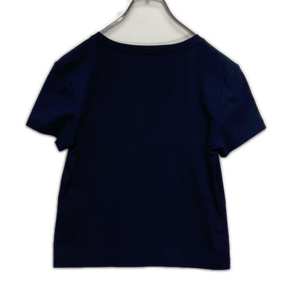 FOXEY フォクシー　Tシャツ　Contrail R ロゴ エンブロイダリー 半袖シャツ 38