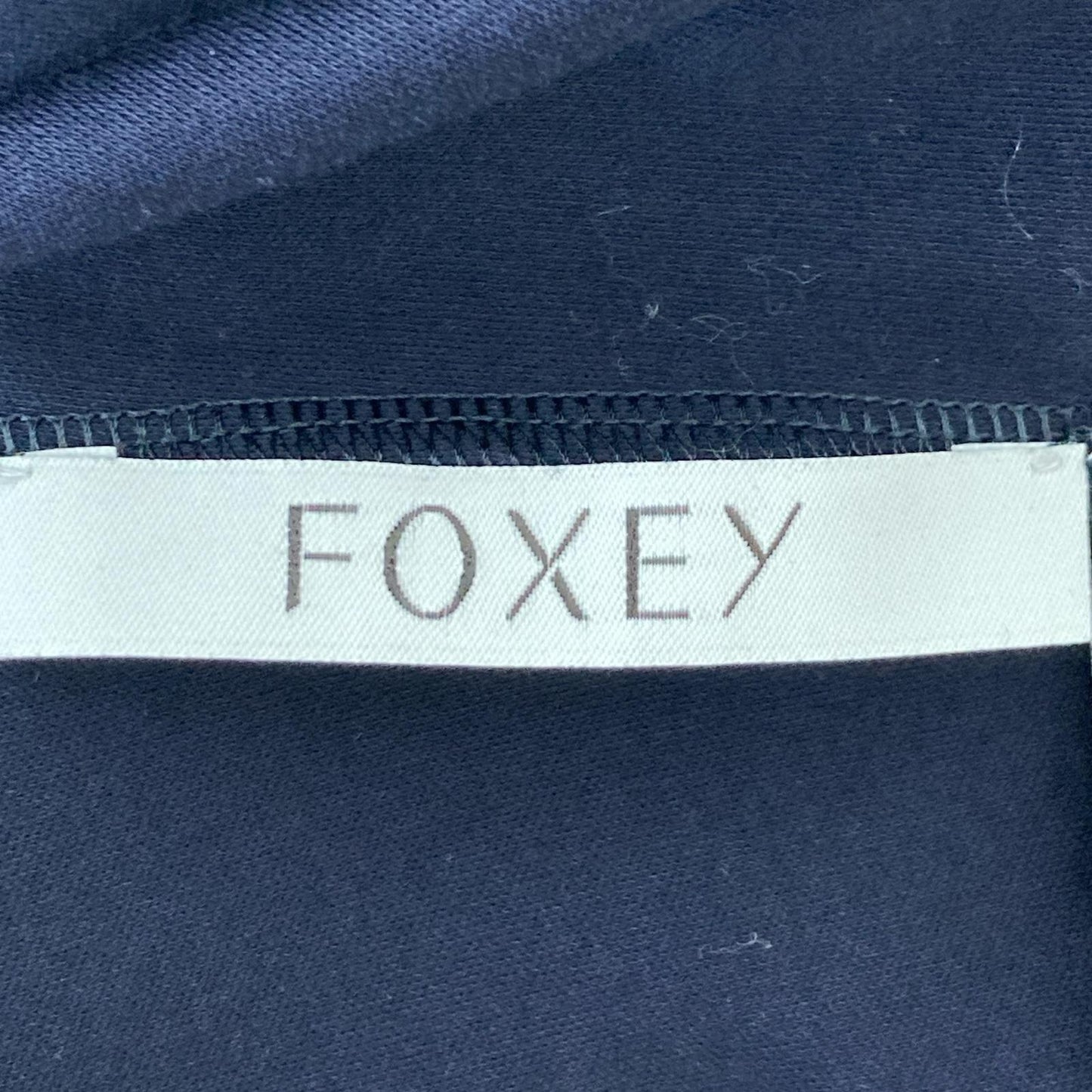 FOXEY フォクシー　Tシャツ　Contrail R ロゴ エンブロイダリー 半袖シャツ 38
