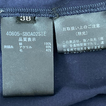 FOXEY フォクシー　Tシャツ　Contrail R ロゴ エンブロイダリー 半袖シャツ 38