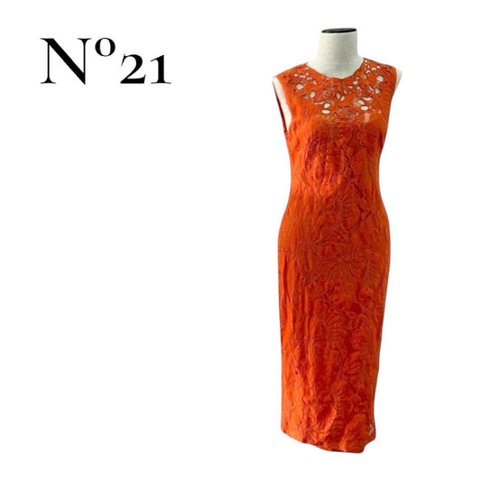 RC2601-95 N21 ワンピース オレンジ