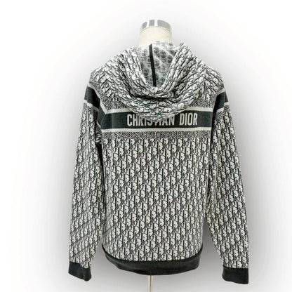 【SRC-12】Christian Dior　グレーパーカー　トロッター柄　オブリーグ柄