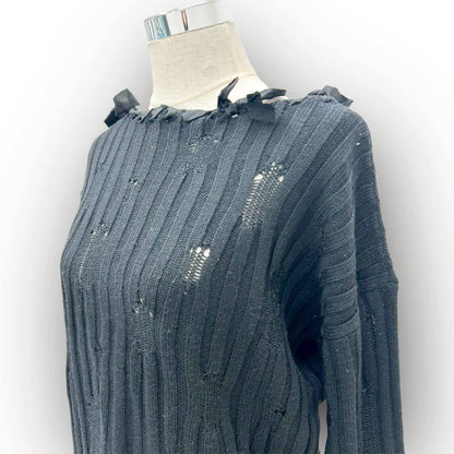 【SRC-16】Maison Margiela ニット袖口紐　ブラック