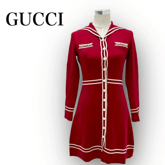 【SRC-17】GUCCI　赤　ワンピース