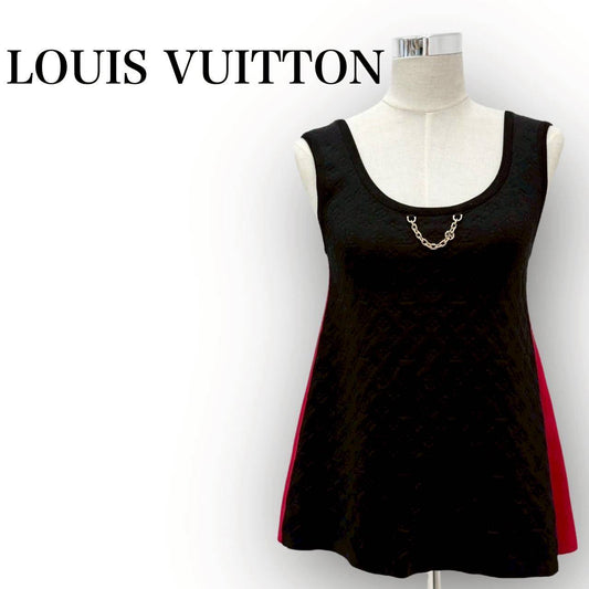 【SRC-20】LOUIS VUITTON　ニット　ベスト　ブラック