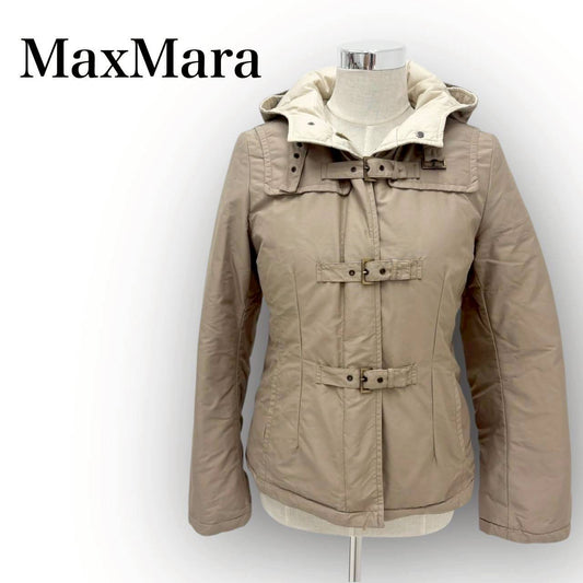 【SRC-21】Max Mara コート　ブルゾン　リバーシブル　/42