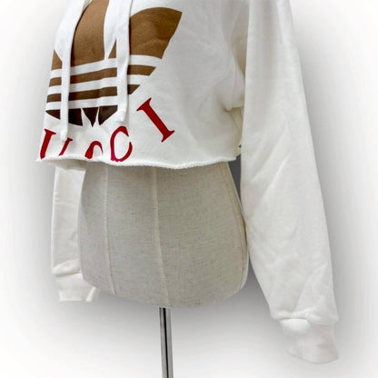 【SRC-5】GUCCI　ショート丈パーカー　adidasロゴ
