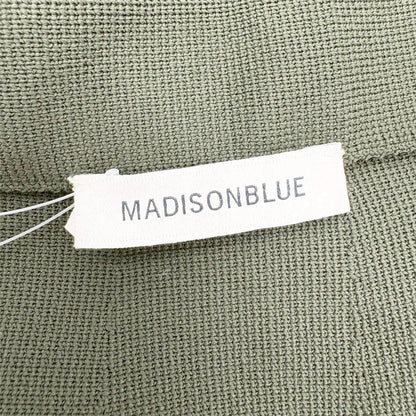 【SRC-54】MADISONBLUE スカートWフェイス ミモレ フレアスカート ロング S カーキ