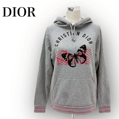 【SRC-6】Christian Dior　グレーパーカー　蝶々