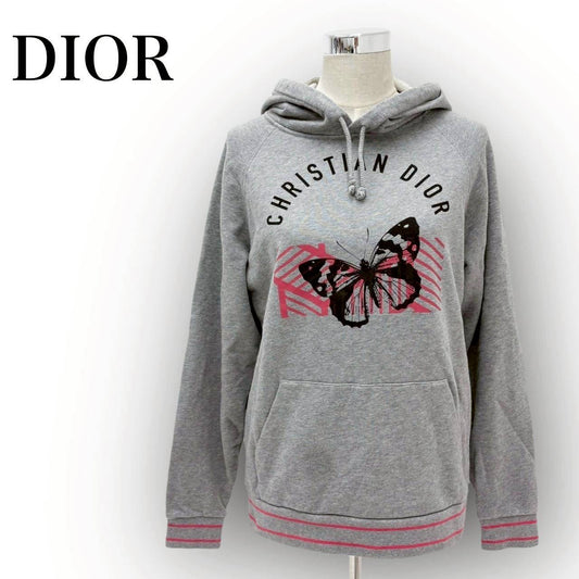 【SRC-6】Christian Dior　グレーパーカー　蝶々