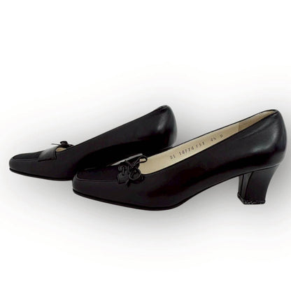 【SRC-61】SalvatoreFerragamo パンプス レザー/レディース/ブラック