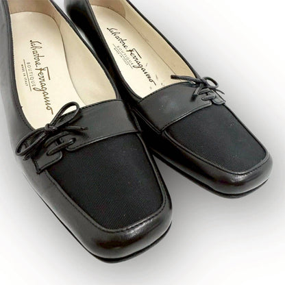 【SRC-61】SalvatoreFerragamo パンプス レザー/レディース/ブラック
